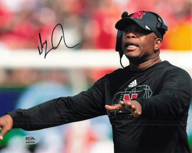 MICKEY JOSEPH signed 8x10 photo PSA/DNA Nebraska Cornhuskers Autographed