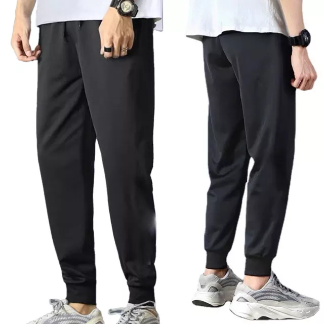 Pantalon de survêtement de jogging noir taille Plus taille M 5XL joggeurs sport