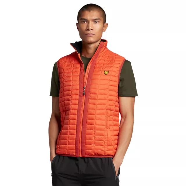 Lyle & Scott Hommes Bloc Hydrofuge Primaloft Gilet Matelassé 50% OFF