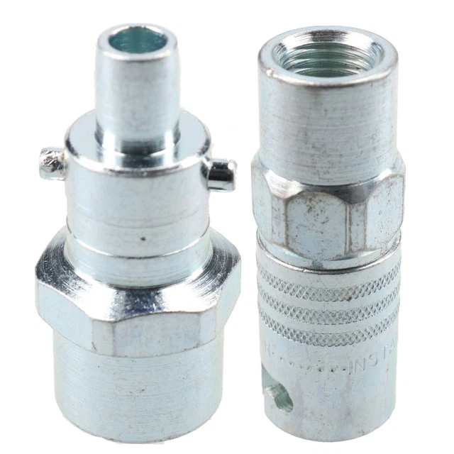 PCL Instant Air Coupler 1/4" BSP Female Thread & Male Adaptor Fitting Bayonet