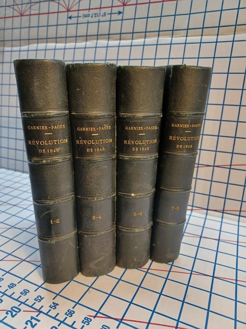 Histoire de la Revolution De 1848 Par Garnier-Pages 1866 Hardcover Set