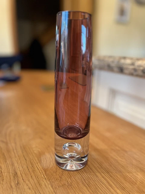 Vaso vintage vetro di Murano arte bolla anni '70