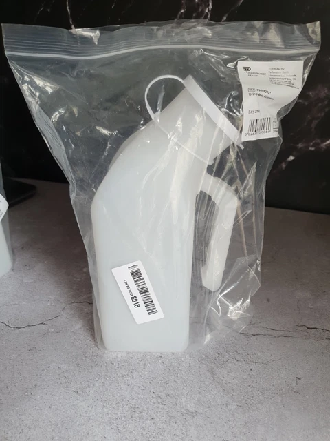 HERREN URINALFLASCHE männlich Inkontinenz langer Hals 33oz Zuhause Krankenhaus tragbar