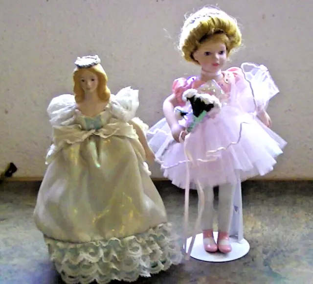 1991 Avon Chilhood Dreams Porcelain Doll Collection Ballet Recital+89 princess