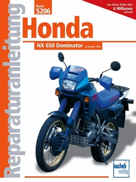 HONDA 650 NX Dominator REPARATURANLEITUNG Reparatur/Handbuch Reparaturbuch Buch