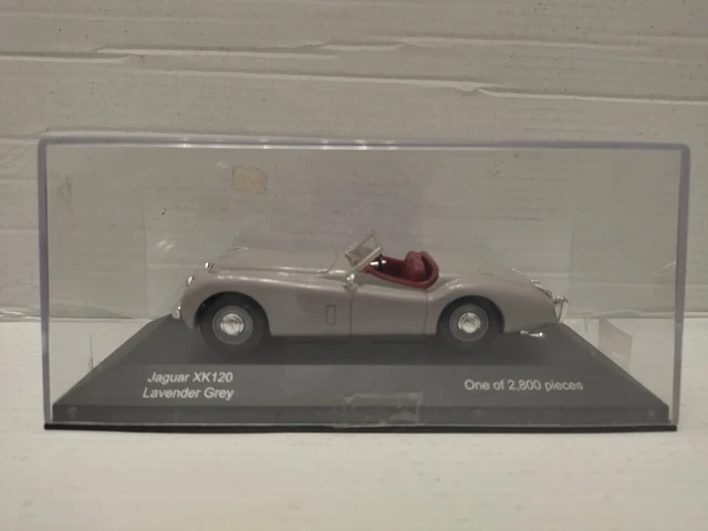 Jaguar Xk120 Lavender Grey 1:43 Corgi Vanguards Va05905 4