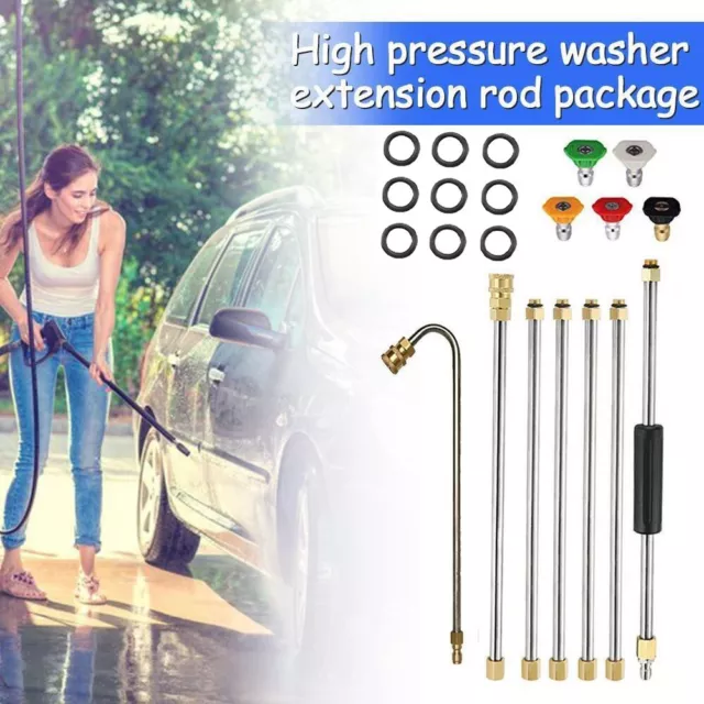 Gutter Cleaning Tool Pressure Washer Extension Wand Lance Roof Cleaner 4000PSI 2