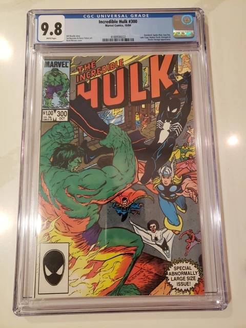 Incredible Hulk 300 CGC 9.8 Marvel Comics 1984
