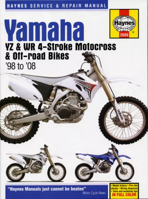 Haynes 2689 Manuale Di Officina Yamaha Wr 450 F 2006