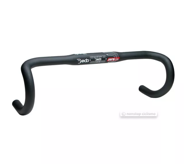 Deda Elementi ZERO100 Alloy Road Handlebar : BLACK MATTE 38-40-42-44-46 CM