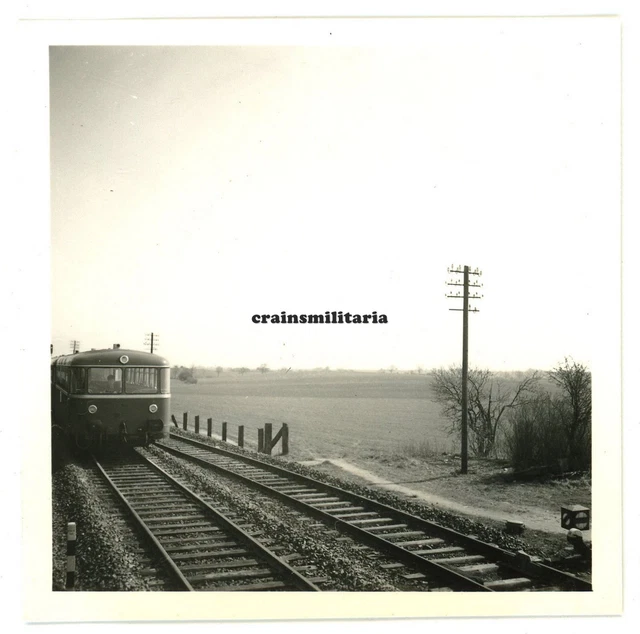 Orig. Foto Schienenbus Triebwagen nach Heringsdorf bei Lüneburg 1960