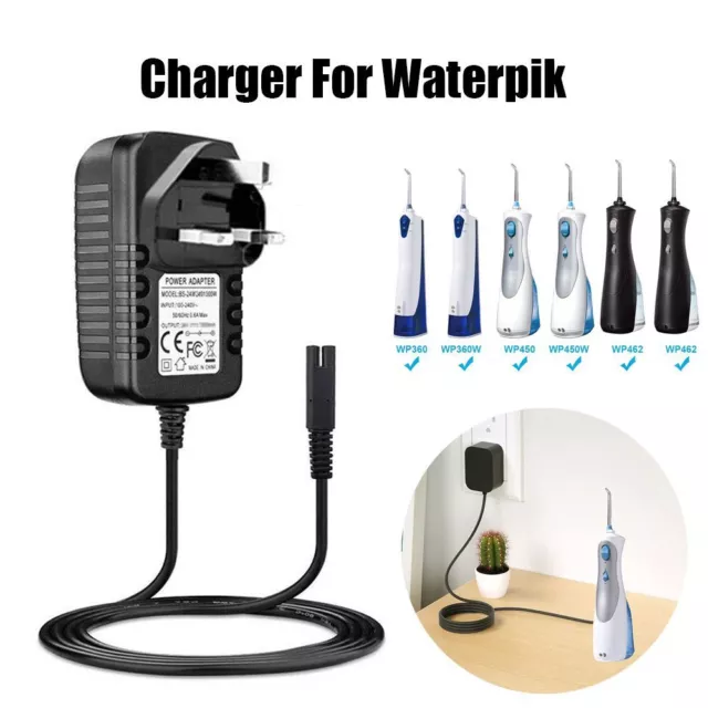 Charger For Water~pik WP360 WP360W WP462 WP462W WP450 WP450W WP450EC WP462EC~