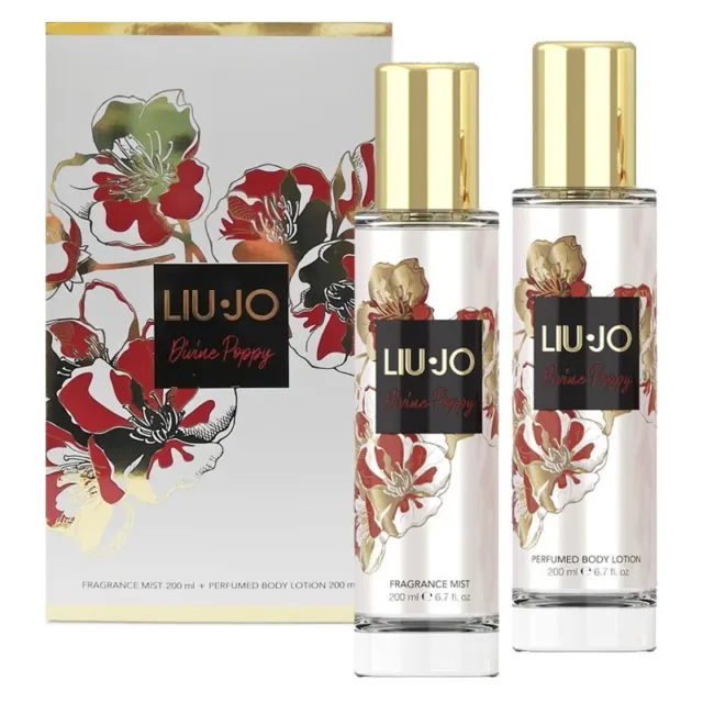 Cofanetto donna Liu Jo Divine Poppy fragrance mist 200ml + body lotion 200ml