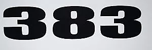 Engine Size Decals 383 Fits Plymouth Dodge Mopar Charger Road Runner Cuda