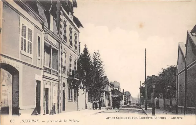 Cpa 89 Auxerre Avenue De La Puysaye