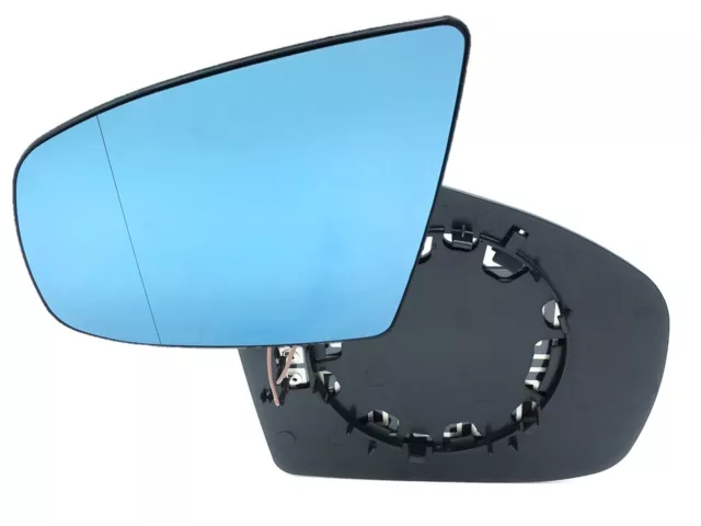 Un Miroir Rétroviseur Extérieur Verre à Gauche Bleu Convient pour BMW X5 E70 X6