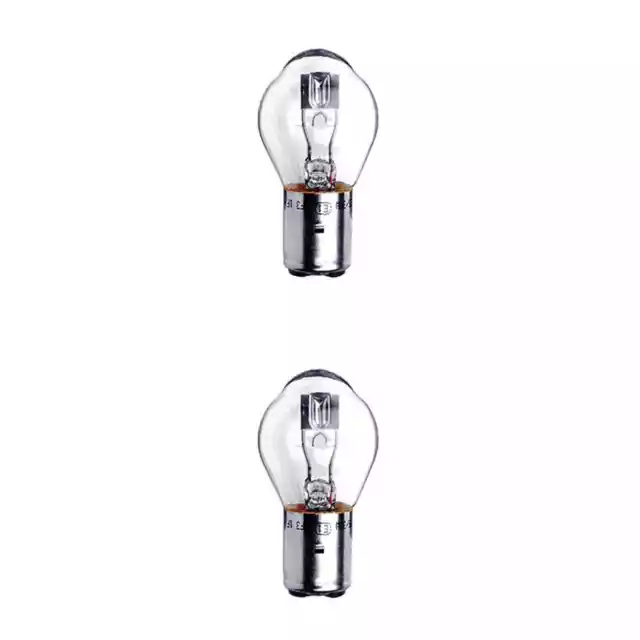 2x HELLA STANDARD S1 HALOGEN GLÜHLAMPEN 12V 25/25W BA20D | 8GD 008 897-121