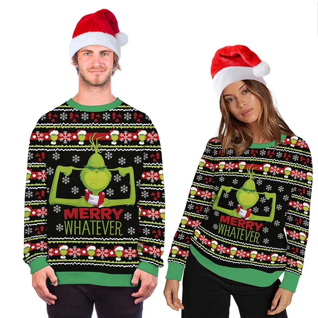 Mens grinch jumper discount
