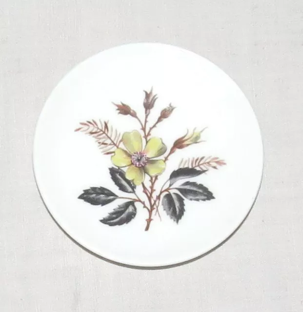 Mantequilla Pat 8.6cm Wedgwood Amarillo Rosa