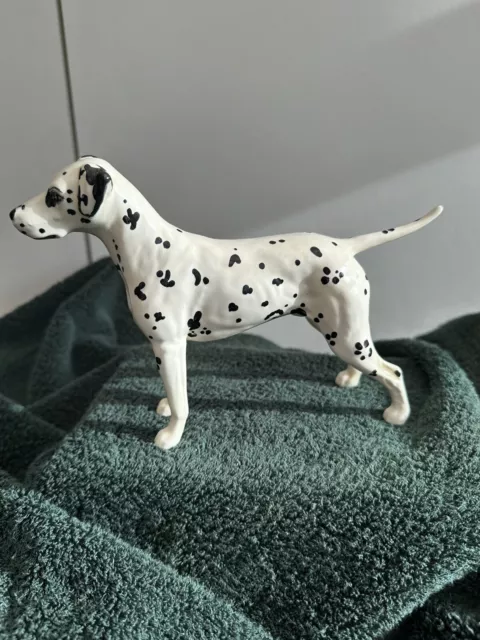 Vintage Dalmation Figurine Beswick 8 Inches In Length.