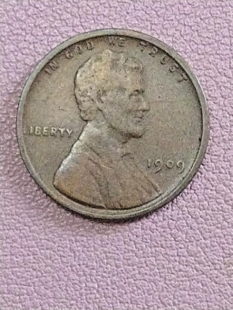 1909 VDB Lincoln Wheat Cent Uncirculated Bronze Penny 1c Coin LOT 50-500-2