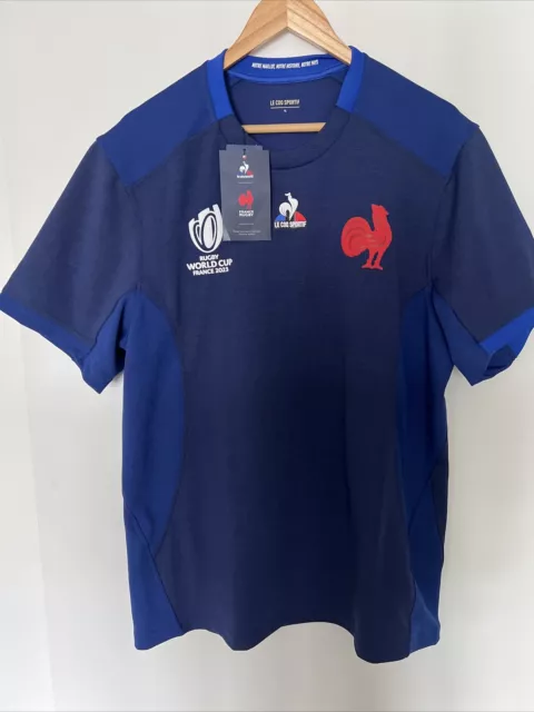 France World Cup 2023 Le Coq Sportif Rugby Jersey - Size XL