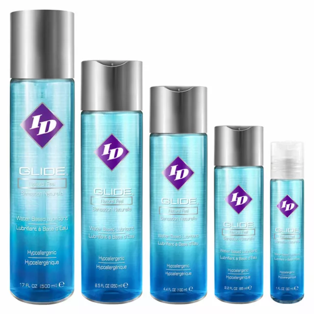 Identificación Glide Lubricante Base Al Agua Personal Sexo Natural Feel Elegir