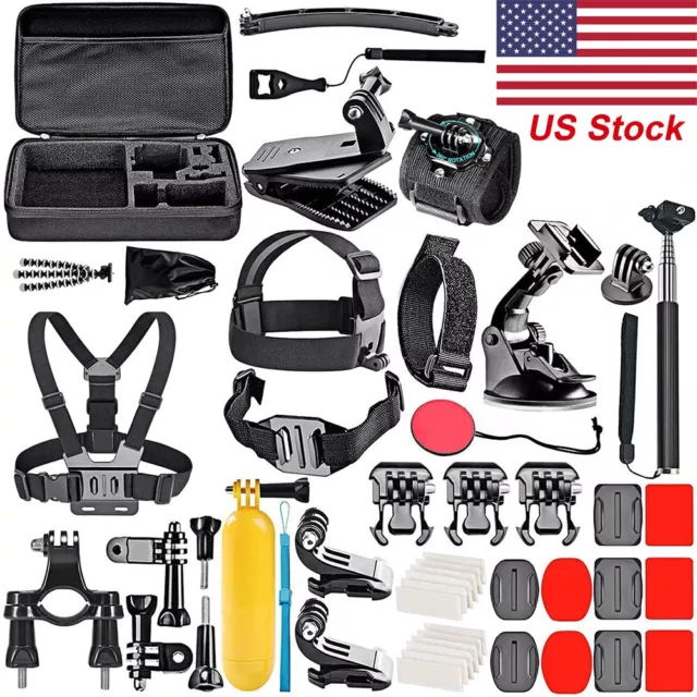 50 in 1 Action Camera Accessories Kit for Gopro Hero 9 8 7 6 5 Gopro Accessories