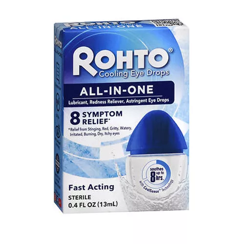 Rohto Ice Redness Relief Eye Drops 0.43 oz