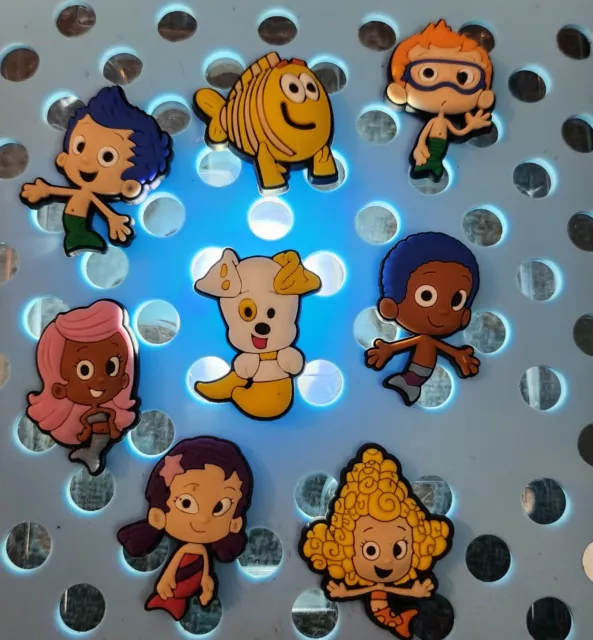 Bubble Guppies Crocs Croc set of 8 shoe charms  jibbitz