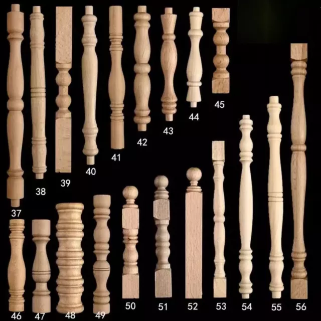 10 Styles Solid Wood Carved European Style Cabinet Seat Feets  Home Decor