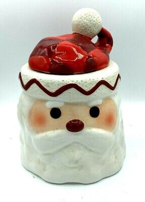 Vintage ceramic Santa Claus cookie jar