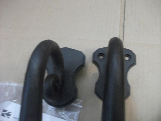 cantera hand forged   Iron Scroll Door Pull Handles (Pair) 4
