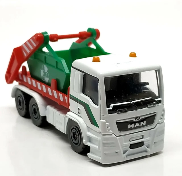 Miniature NZG Conrad, Camion à Ordures MAN, échelle 1:50, Métal, Occasion, En OVP