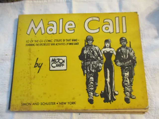 1945 MALE CALL by Milton Caniff 112 of the GI comic strips Miss Lace ...