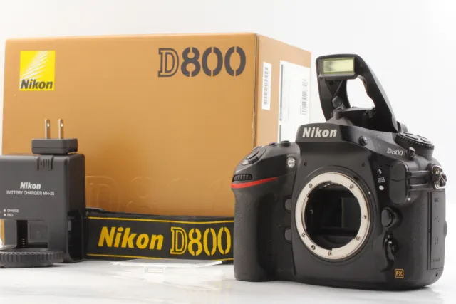 【N MINT BOXED S/C 10301 】Nikon D800 36.3MP Digital SLR DSLR Camera From JAPAN