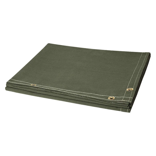 STEINER 301-4X6 Welding Curtain, 4 ft H, 6 ft W, Green