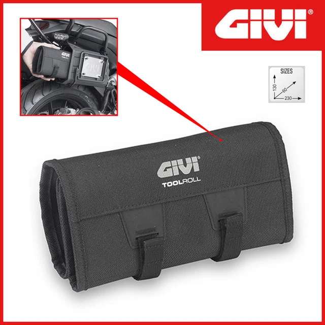 Sac Enroulable Givi T515 Avec Poche Outils - Compatible Système MOLLE Pour Moto