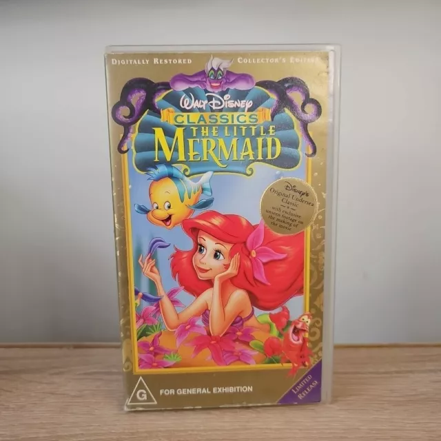 The Little Mermaid VHS Walt Disney TESTED