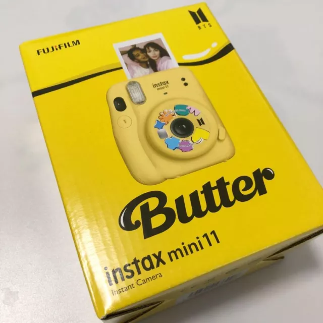 BTS FUJIFILM Collaboration Instax Mini 11 Butter Version Camera w/Strap Box NEW