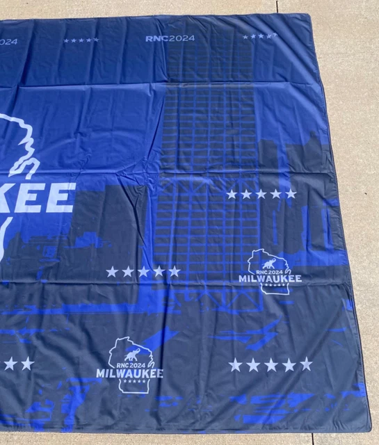 LARGE 2024 REPUBLICAN National Convention RNC Banner Milwaukee WI 116