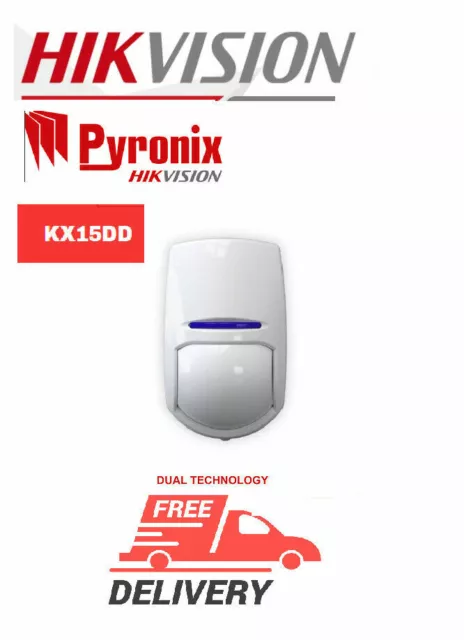 Détecteur volumétrique Pyronix hikvision KX15DD 15m Blue Wave...