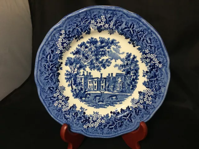 VTG J&G Meakin Bread Pie Plate Merrie England Penshurst English Ironstone 7" VGC