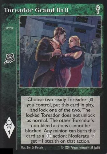 Toreador Grand Ball - Master [PC1] Vampire The Eternal Struggle VTES V:TES CCG