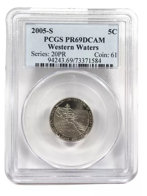 2005-S 5C Western Waters Jefferson Nickel PCGS PR69 DCAM