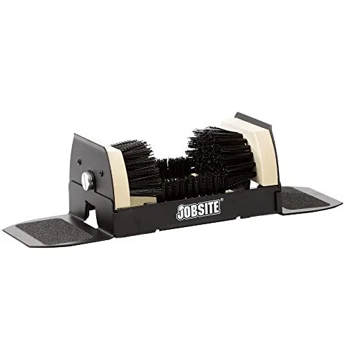 Jobsite Boot Scrubber - Outdoor Shoe Scraper Cleaner Brush - Extra Wide 1