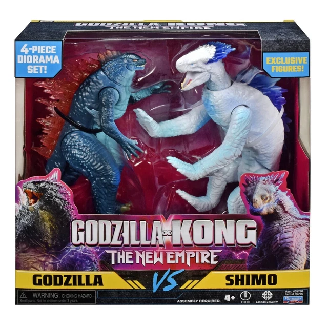 2024 GODZILLA X KONG The New Empire GODZILLA Vs SHIMO 4 Piece Diorama