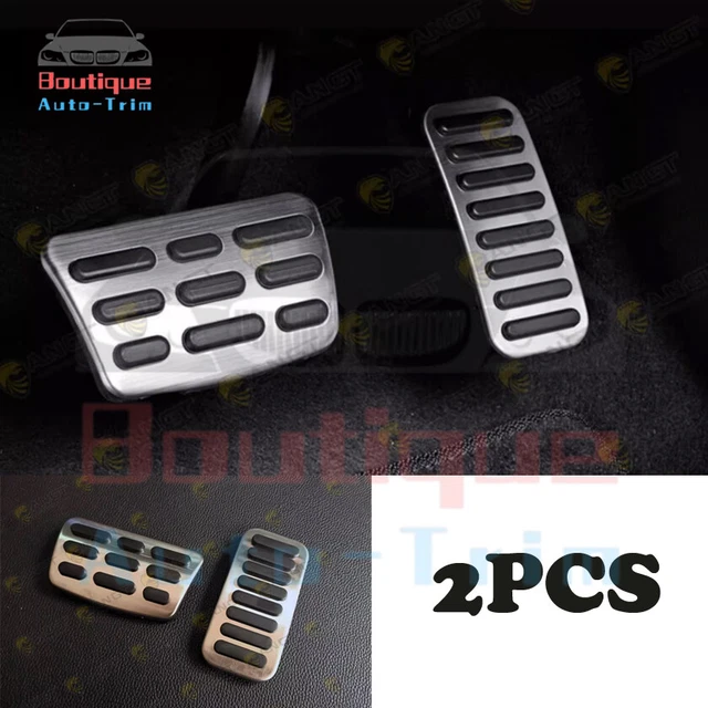 Silver Aluminium Accelerator Pedal Cover Trim *2PCS For Kia Niro 2023-2024