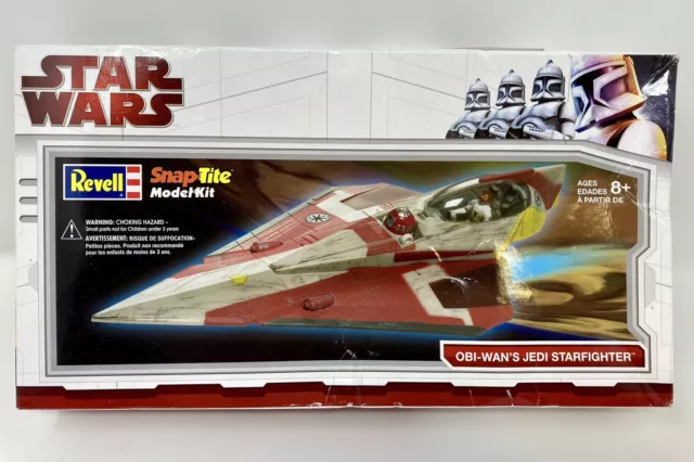 NEW Revell Star Wars SnapTite Model Kit Obi-Wan’s Jedi Starfighter 2009