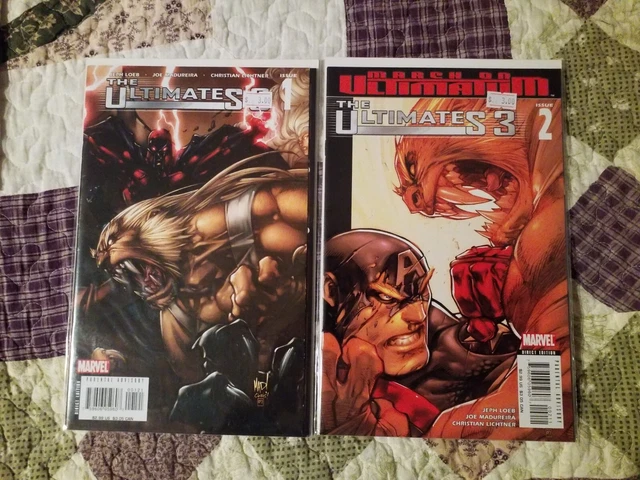 ULTIMATES 3 1-5 MARVEL COMIC SET COMPLETE MADUREIR Annual 1 2 & Saga NM Lot of 8